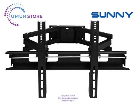 Sunny SN65FMN252 65'' Uydu Alıcılı 4K Ultra HD Smart WebOS 42”- 55”- 65”- 75” inç Lcd Led Ekran Tv Hareketli Askı Aparatı