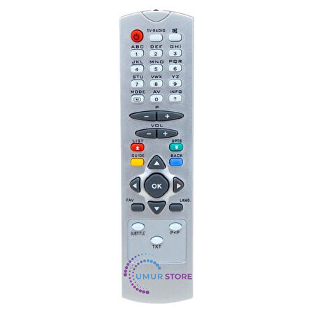 Vestel 35100-35200 Uydu Alıcı Kumandası