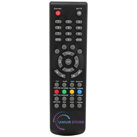 Vestel Uydu Alıcı Kumandası