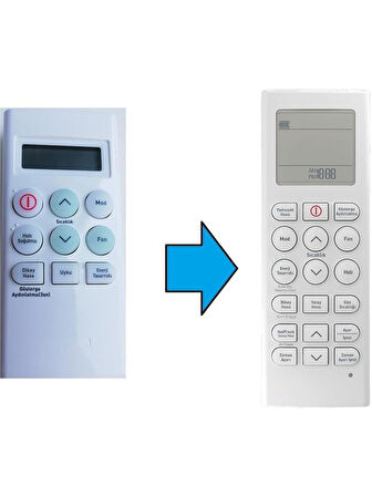 Arçelik 5401460399 Inverter Klima Kumandası