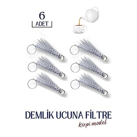 TransForMacion Demlik Ucuna Filtre 6 ADET Novy Design 718918