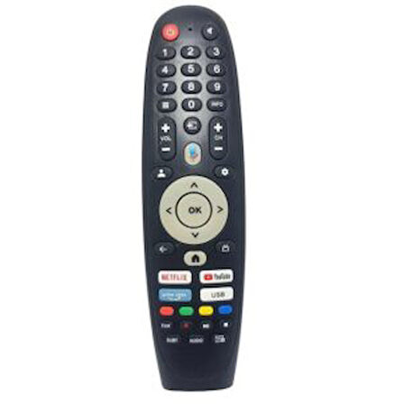 Altus AL55 UHD 9823 İle Uyumlu Mikrofonlu Google Tv Kumanda