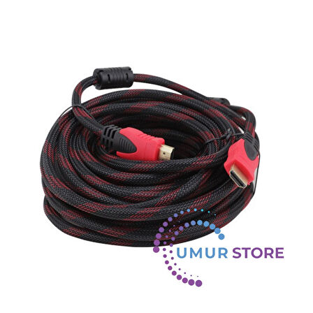 Hdmi Kablo 15 Metre Örgülü