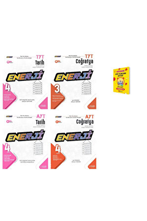 TYT ve AYT Enerji Tarih - Coğrafya Konu Özetli Soru Fasikülleri Seti