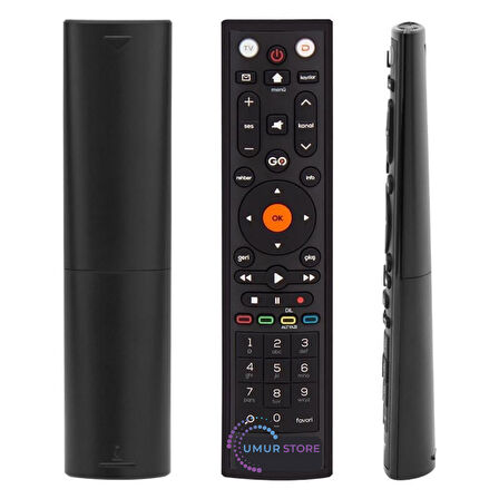 D-Smart HD Blue Go Tuşlu Yeni Nesil Uydu Kumandası