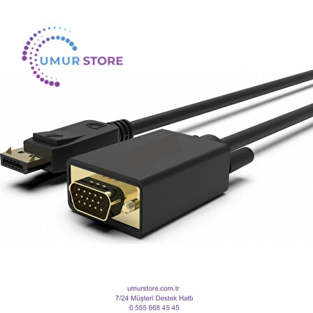 IDPV-18T Displayport to VGA 1,8m