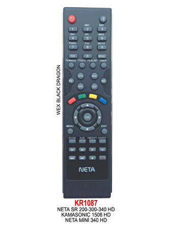 NETA SR 200-300-340 HD UYDU KUMANDASI