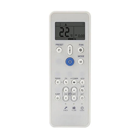 Carrier QHA012D8S ile uyumlu İnverter Klima Kumandası
