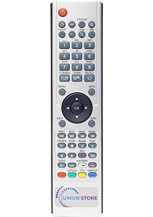 Yumatu Full Hd Uydu Alıcısı Kumandası