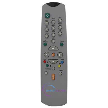 Vestel Seg Red Zap'sız Guide'lı Uydu Kumandası