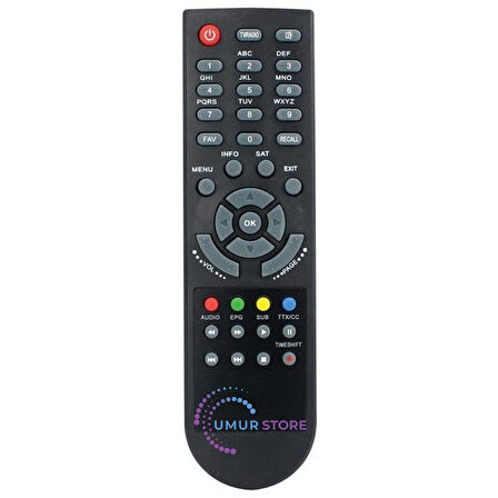 Botech Piko 207 HD Uydu Alıcı Kumandası