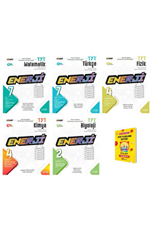 TYT Enerji Matematik Türkçe Fizik Kimya Biyoloji 5li Konu Özetli Soru Fasikülleri