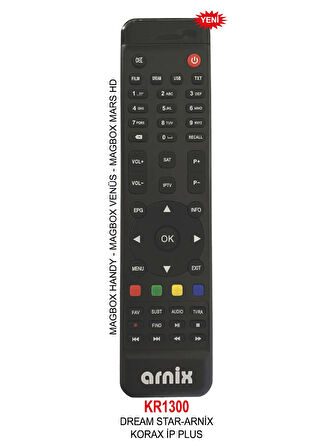 MAGBOX MARS HD UYDU KUMANDASI