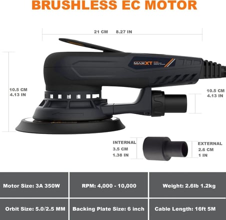 Maxxt 350W Eksantrik Zımpara 150Mm R7303(Mos350C-5.0)