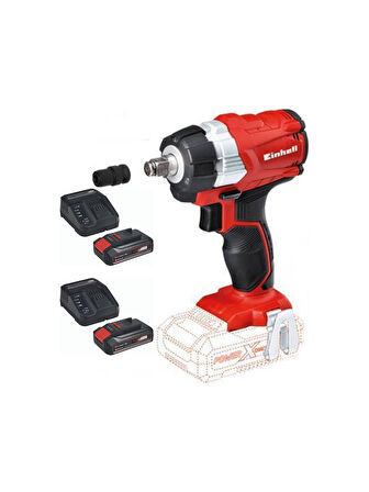 Einhell TE-CW 18 Li BL-Çift Akülü 5.2 Ah Darbeli Somun Sıkma Makinesi