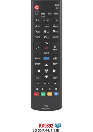 LG 3D Rm-L 1162E LCD Kumanda