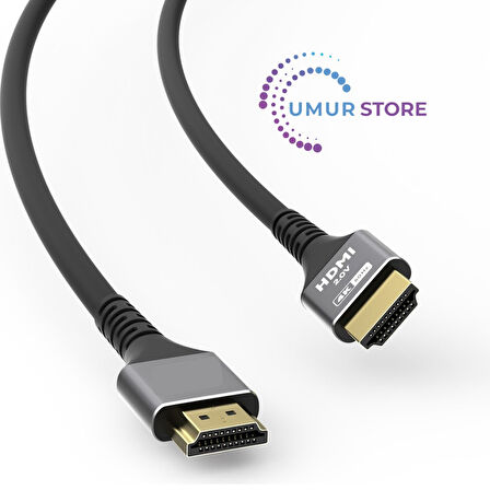 SLX-HD4K015 19+1 HDMI To HDMI 1.5m Metal V2.0 4K (4096*2160) 60Hz Kablo