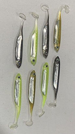 RYUJİ REAL FİSH 8 CM  LEMON SİLİKON YEM