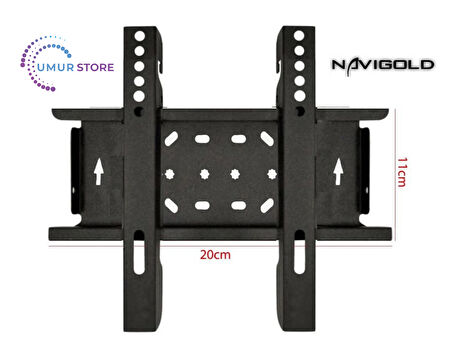 Navigold 24" 12V/220V 19”- 27” inç (55-70cm) Lcd Led TV Sabit Askı Aparatı