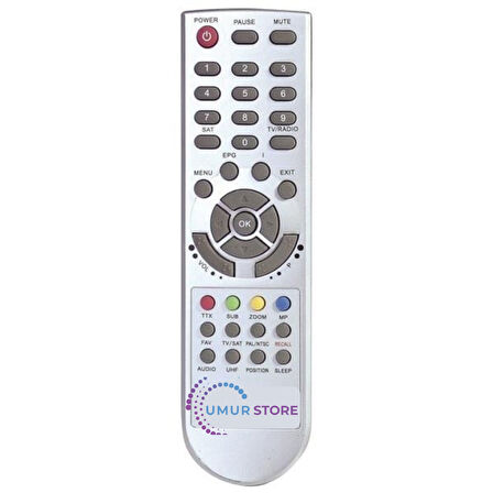 Uyumlu Kamosonic 312-313-615-630 Uydu Kumandası 14174