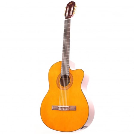 Miguel Angela MA5CE-N Elektro Klasik Gitar (Profesyonel - Masif Kapak) | Masif Üst Kapak (Solid Top), Cutaway Tasarım, Sahne Kullanımı İçin Yüksek Kalite Preamp | Uyum: 4/4 (Tam Boy) Standart