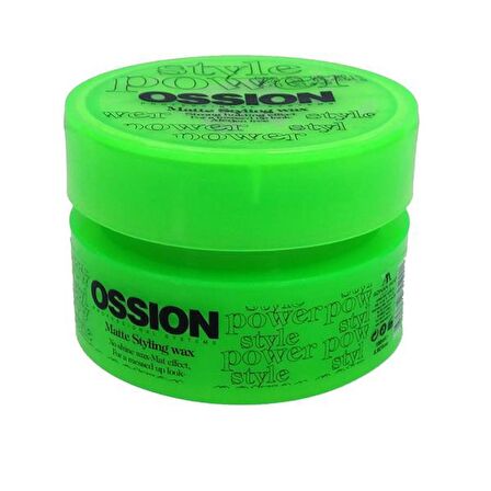 Ossion Mat Styling Matte Wax 100 ML x 3 Adet