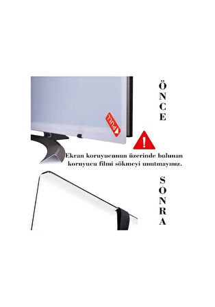 Sunny Uyumlu Sn65fmn252 65'' İnç 165 Ekran Sunny Uyumlu TV Ekran Koruyucu