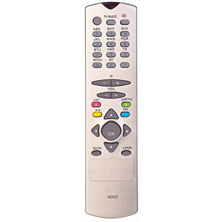 Vestel  4000 Uydu Kumanda