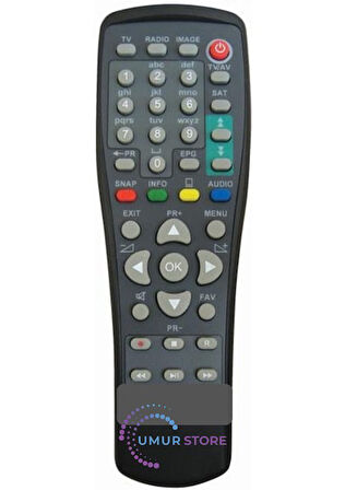 Amstrad 17000 Uydu Alıcı Kumandası