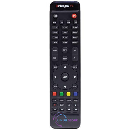 Korax IP Plus HD V2 Uydu Alıcı Kumandası