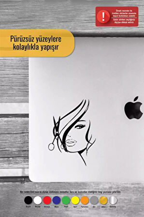 Kuaför - Araç, Oto, Laptop, Duvar Uyumlu Sticker 10*14 Cm
