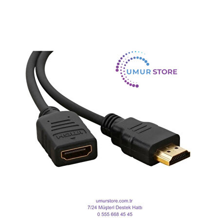 Ultra Hızlı 4K@60Hz HDMI Uzatma Kablosu 0,50 Metre