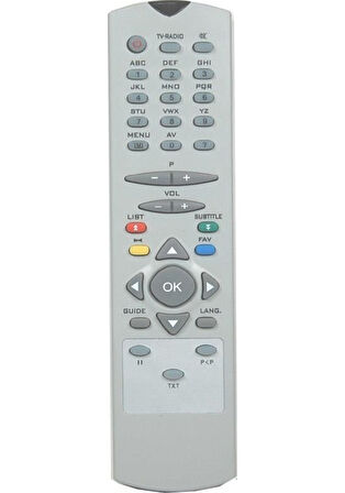 Vestel Uyumlu Dcr Regal Büyük Kalıp Teletexli Uydu Kumandası 805