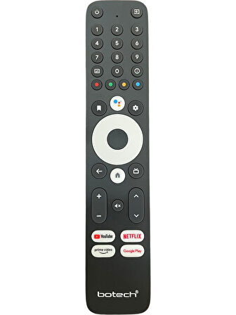 Botech Wzone 4K Android Tv Box Bluetooth' Lu Tuşlu Kumanda