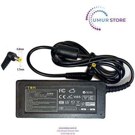 Acer ADP-65VH B 5.5x1.7mm Notebook Adaptörü