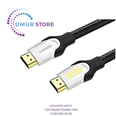 4K HDMI Kablo 2.0V 15 Metre Örgülü