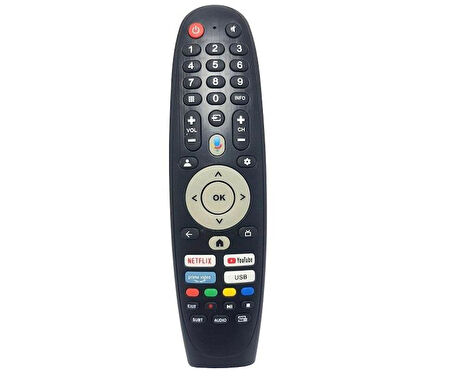 Altus AL43 UHD 9823 İle Uyumlu Mikrofonlu Google Tv Kumanda