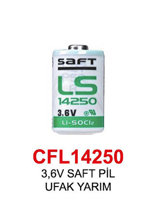 3,6V SAFT PİL UFAK YARIM