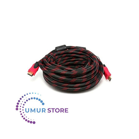 Hdmi Kablo 10 Metre 3d 4k Full Hd Hdmi Tv Uydu Alıcısı Kablosu