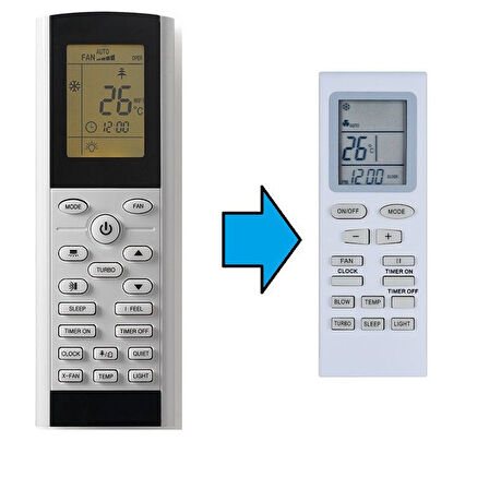 ELECTROLUX Klima Kumandası- Eşdeğer