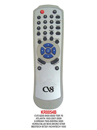 CVS 8200-8400-8500- UYDU KUMANDA