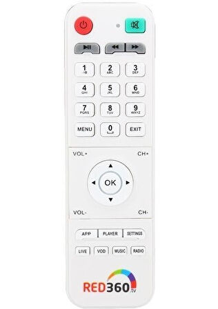 Redline Red360 Ipbox Uydu Alıcı Kumandası