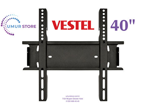 VESTEL 40FV9750 40'' 100 Ekran Full HD Smart 32”, 39”, 40” Uyumlu Lcd Led TV Sabit Duvar Askı Aparatı