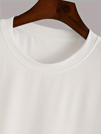 Tavşan Grafik Baskı Kısa Kollu Tişörtler