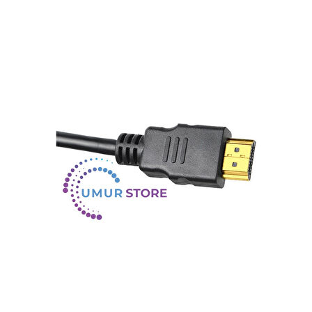 1 Metre 1.4 HDMI Kablo - 2K 60Hz/4K 30Hz,10Gbps, Altın Uçlu, Dolby, Ağ Desteği(DK-HD-CV14L100A)