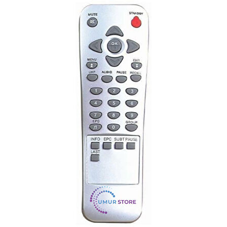 Kyoto 9900 DVI-DCI Uydu Alıcı Kumandası