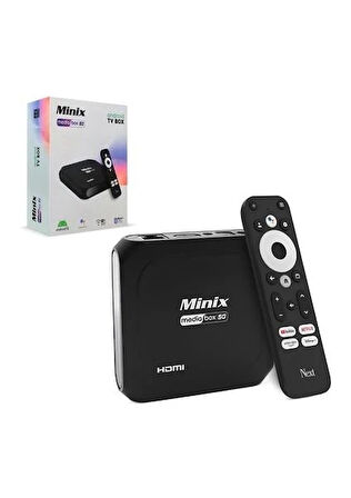 Next Minix Mediabox 5g Androıd Box 4K 2g Ram - 16GB Hafıza Sesli Kumanda