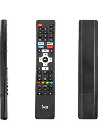 Next Orjınal Kl Next * Vivax * Contı Netflıx-Youtube-Primevideo Google Play Tuşlu Android Ses Komutlu Lcd-Led Tv Kumandası