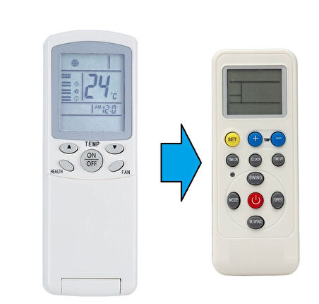 SİGMA SGM14DMA Klima Kumandası-Eşdeğer