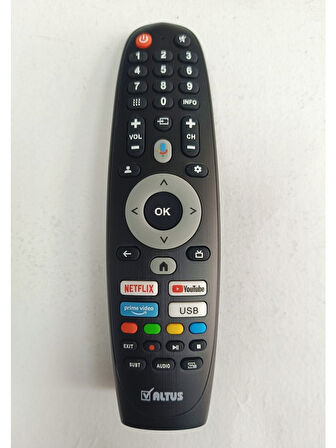 Altus Android LED Tv Kumanda Orjinal - Ses Komutsuz